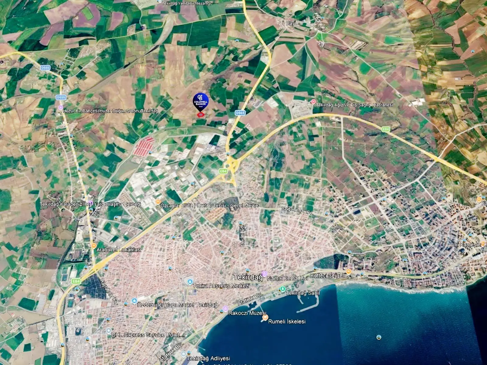 Tekirdağ Süleymanpaşa Zafer Mahallesi Satılık 6503 M² Arazi — fotoğraf 2