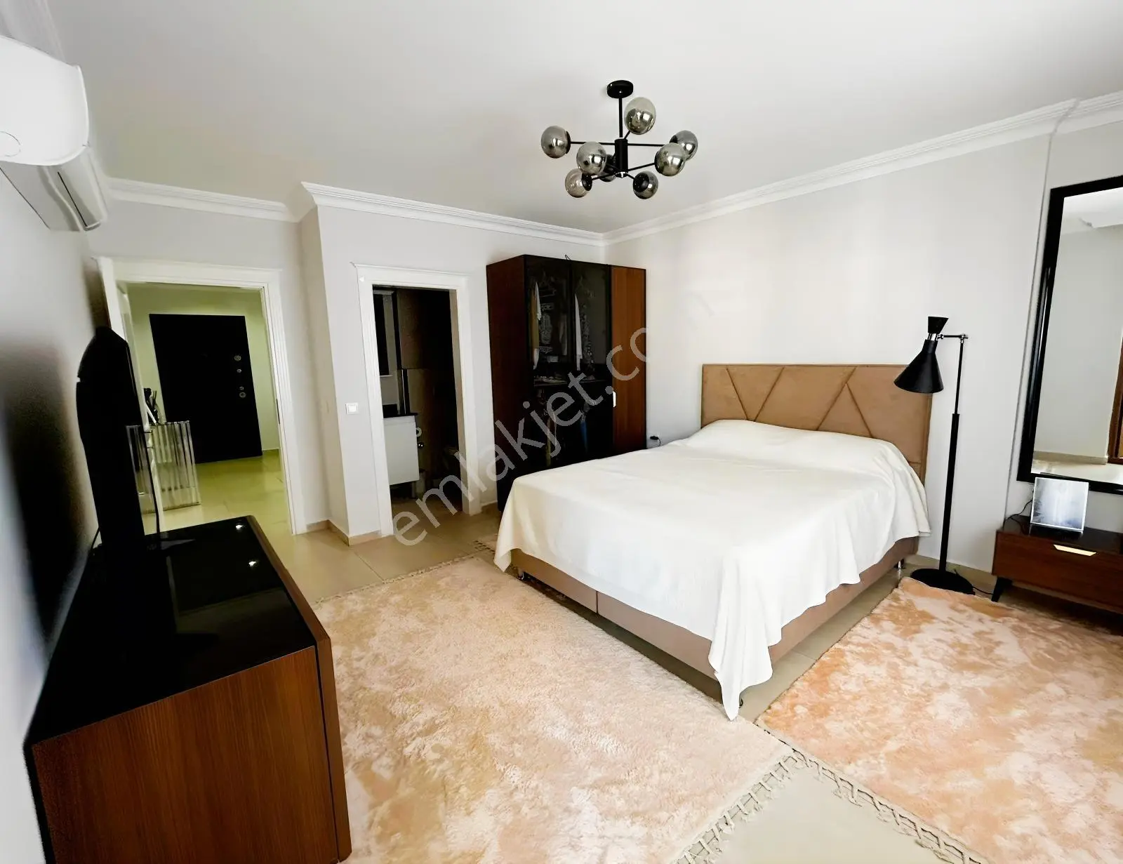 Alanya Mahmutlar'da Denize 150 M Manzaralı Eşyalı 115 M² 2+1 — fotoğraf 10