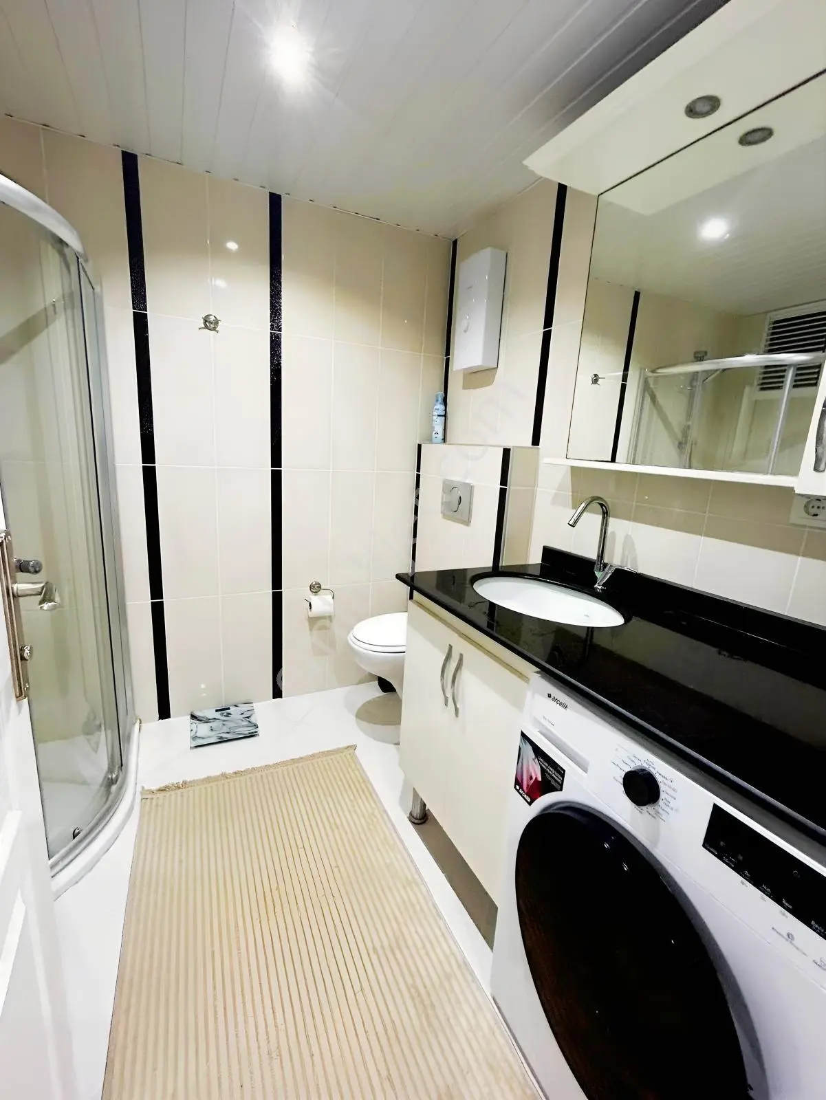 Alanya Mahmutlar'da Denize 150 M Manzaralı Eşyalı 115 M² 2+1 — fotoğraf 13
