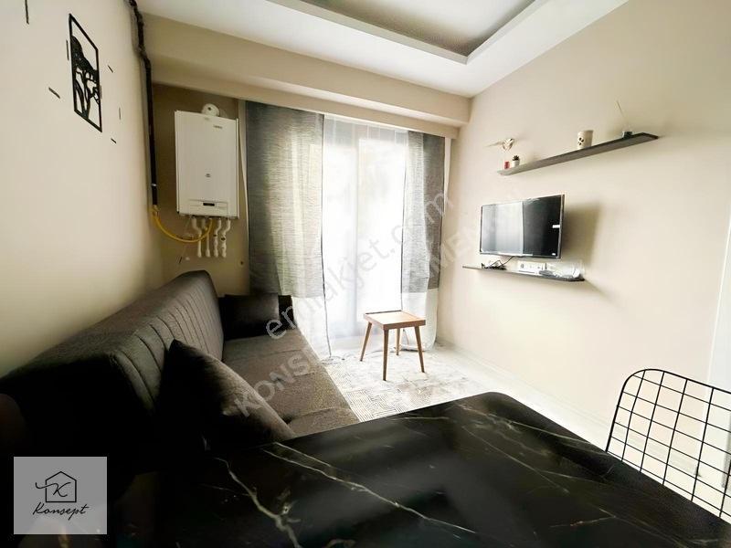 Konsept'ten Site İçi Yönetimli Binada Eşyalı Satılık 1+1 Daire — fotoğraf 12
