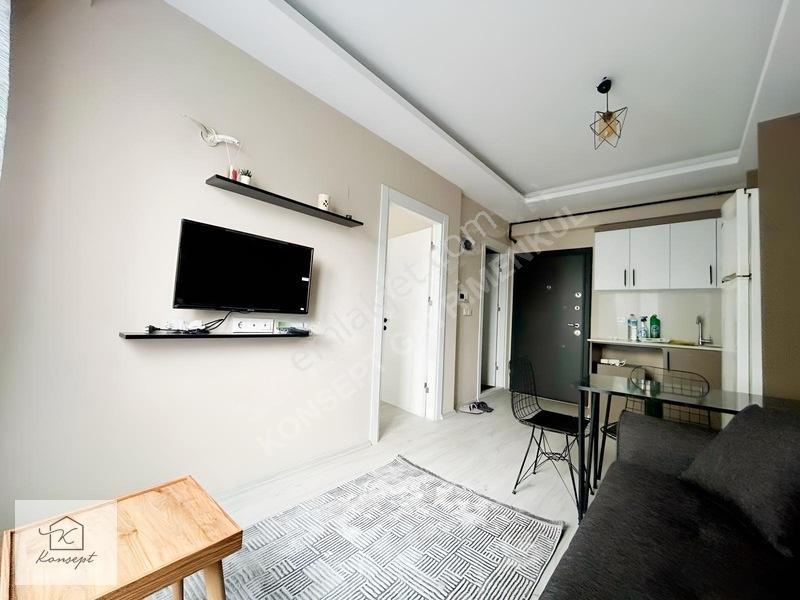 Konsept'ten Site İçi Yönetimli Binada Eşyalı Satılık 1+1 Daire — fotoğraf 14