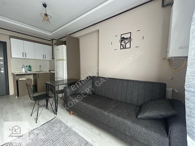 Konsept'ten Site İçi Yönetimli Binada Eşyalı Satılık 1+1 Daire — fotoğraf 15