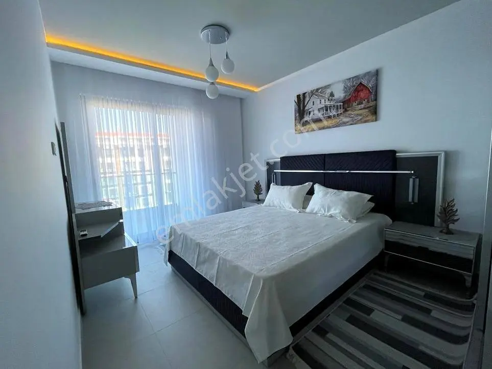 Alanya Kestel'de Denize Sıfır Kale Manzaralı Eşyalı 1+1 Daire — fotoğraf 7