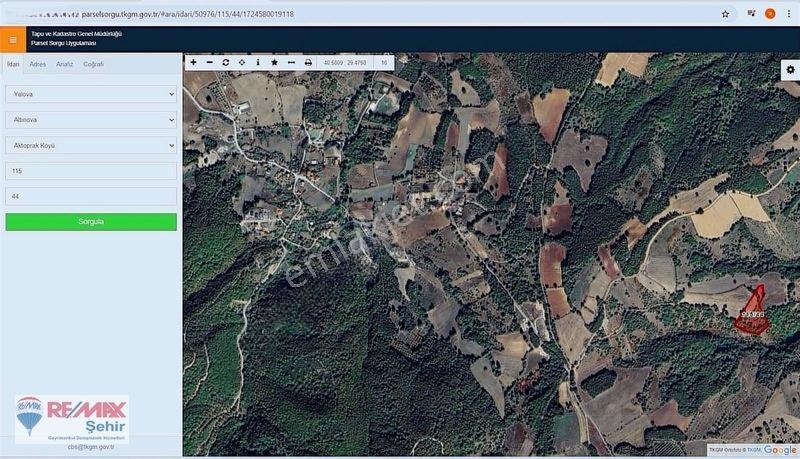 Yalova Altınova Aktoprak Köyü'nde Satılık 9.951m2 Tarla — fotoğraf 2