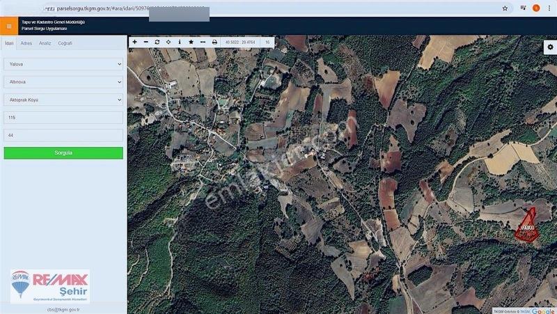 Yalova Altınova Aktoprak Köyü'nde Satılık 9.951m2 Tarla — fotoğraf 4