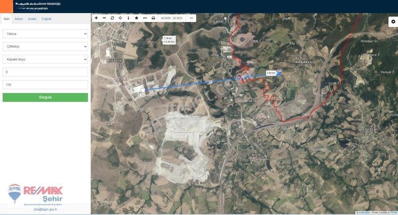 Yalova Çiftlikköy Kabaklı Da Deniz Gören Satılık 4.444m2 Tarla — fotoğraf 6