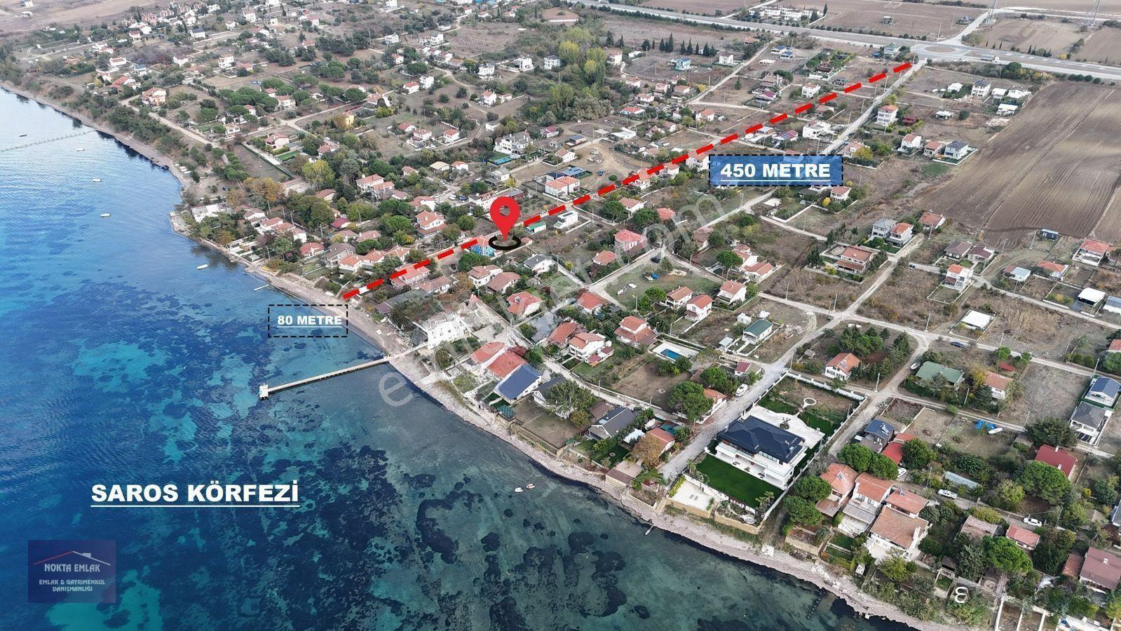 Nokta Emlak | Saros Tatil Köyünde 2 Adet Bitişik 400 M2 Net Arsa Tel Duvar Çevrili — fotoğraf 5