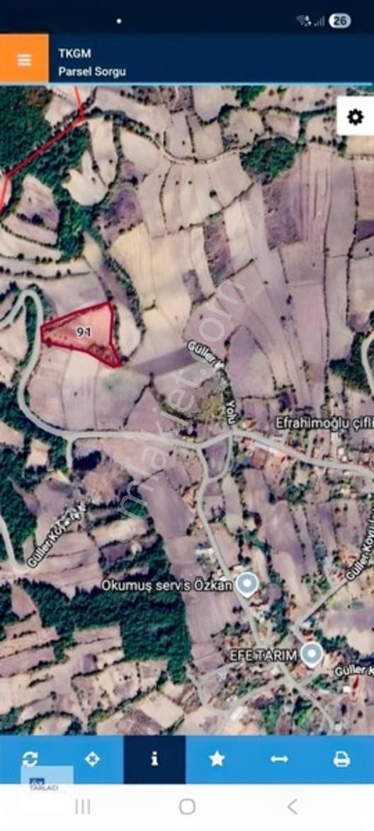 Öztarlacıdan Fırsat Fiyat Asfalt Cepheli 9.300 M² Marjinal Arazi — fotoğraf 8
