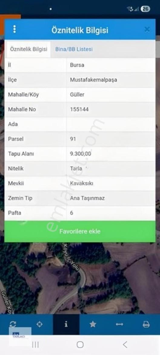 Öztarlacıdan Fırsat Fiyat Asfalt Cepheli 9.300 M² Marjinal Arazi — fotoğraf 9