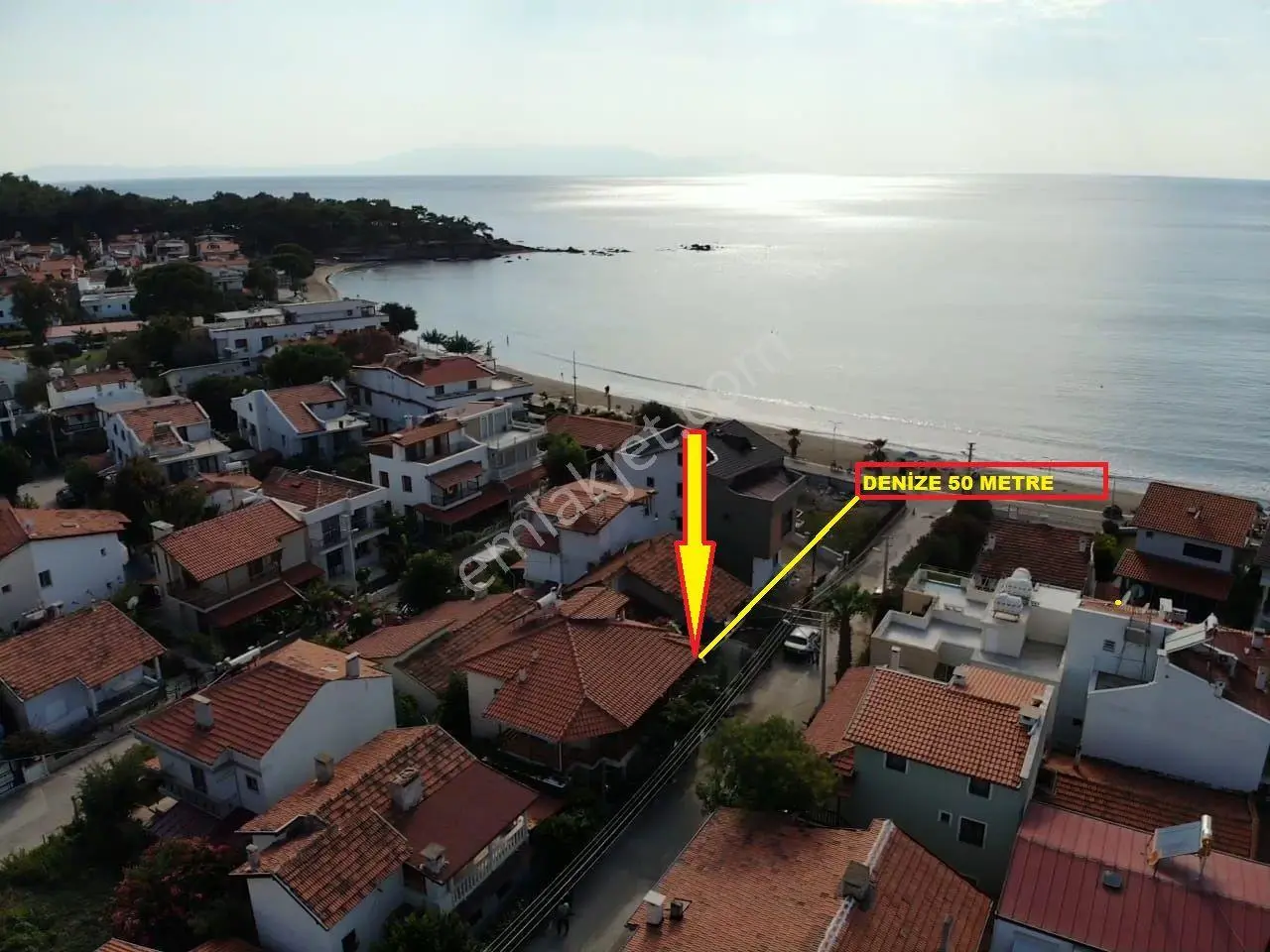 Özdere Öndörtevlerde Denize 50 Metre Müstakil Yazlık