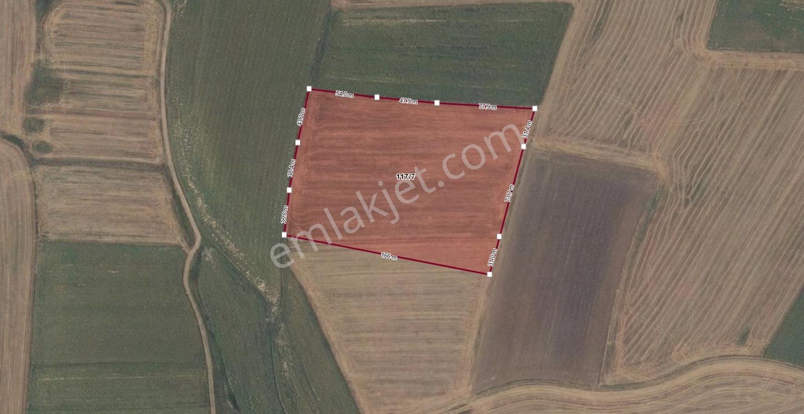 Tekirdağ Hayrabolu Çene Mahallesi Satılık 21.581,08m² Tarla — fotoğraf 2