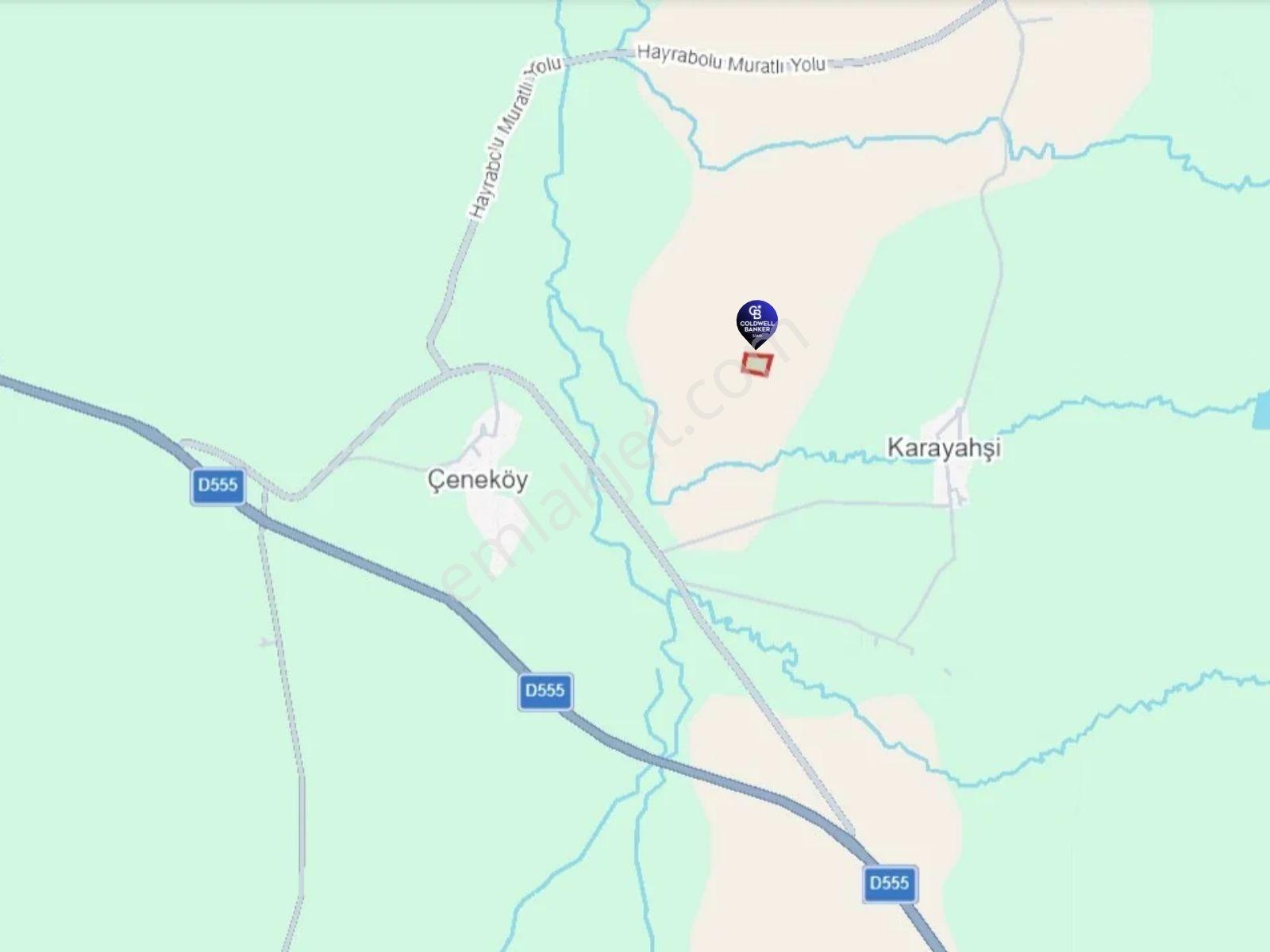 Tekirdağ Hayrabolu Çene Mahallesi Satılık 21.581,08m² Tarla — fotoğraf 4