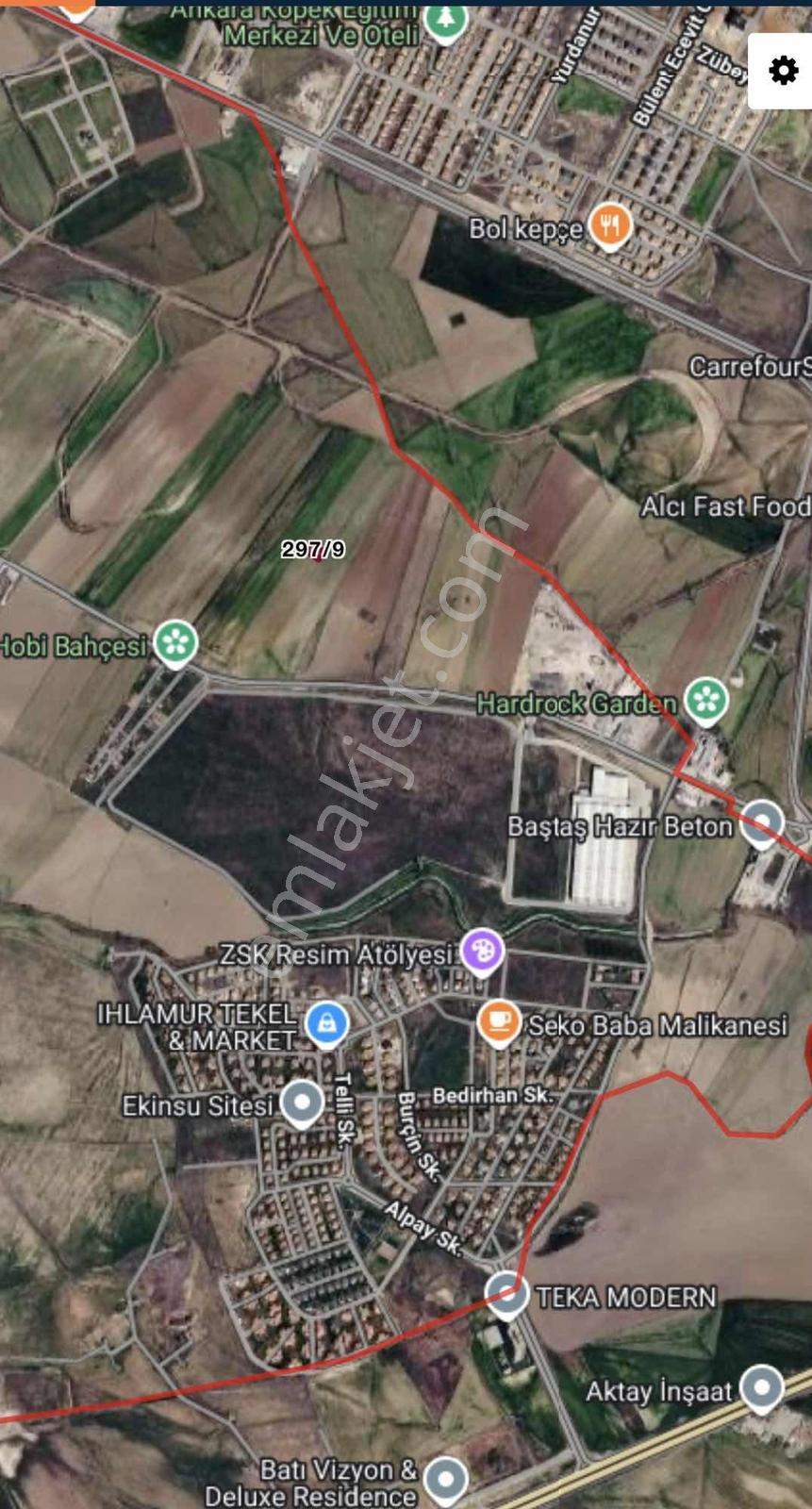 Temelli'de Tek Tapu 639 M2 Yatırımlık Fırsat Konut Arsası — fotoğraf 2