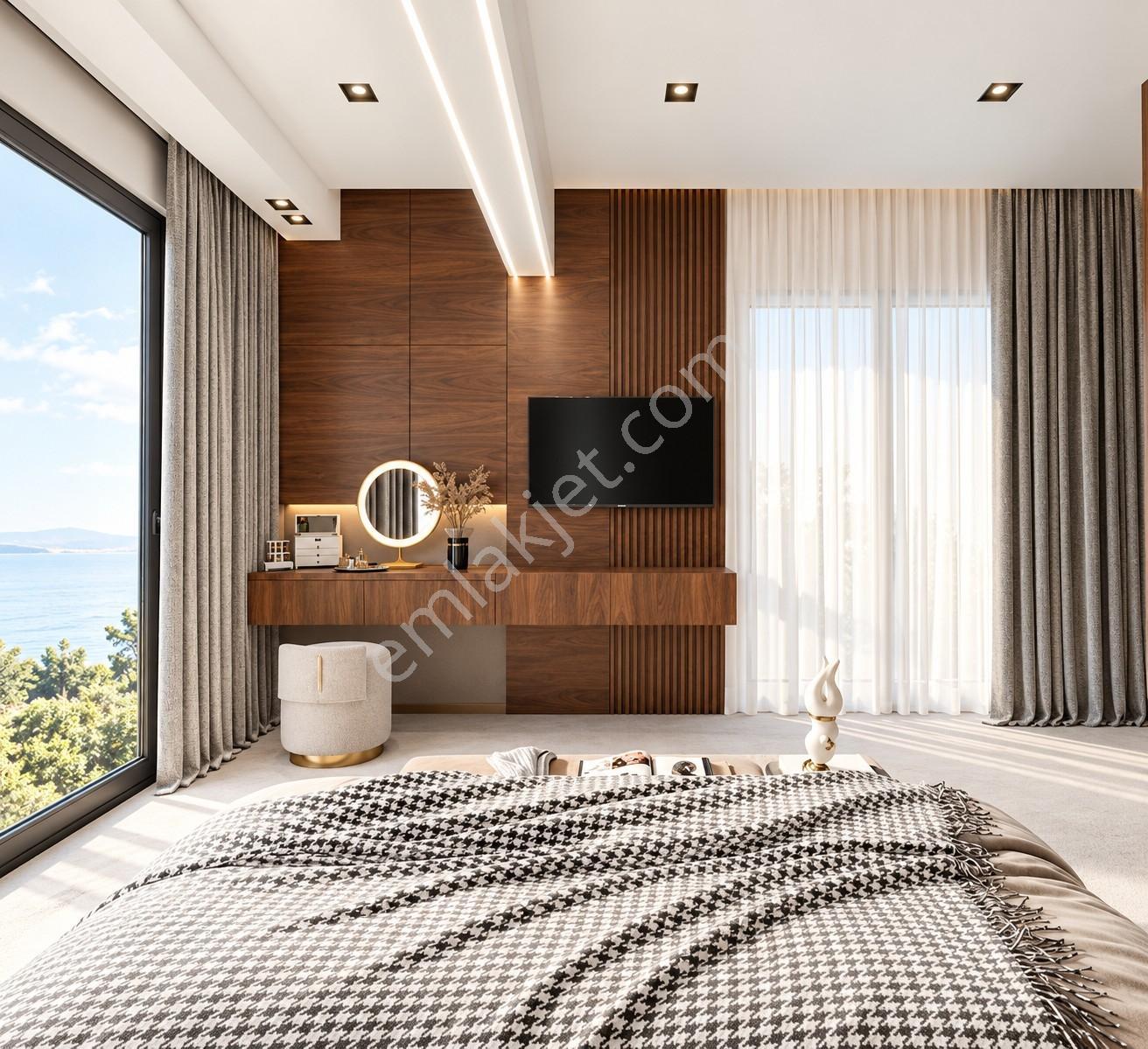 Denize Sıfır Villa 4+1 200 M² Teras Bahçe Özel Havuz Otopark — fotoğraf 10