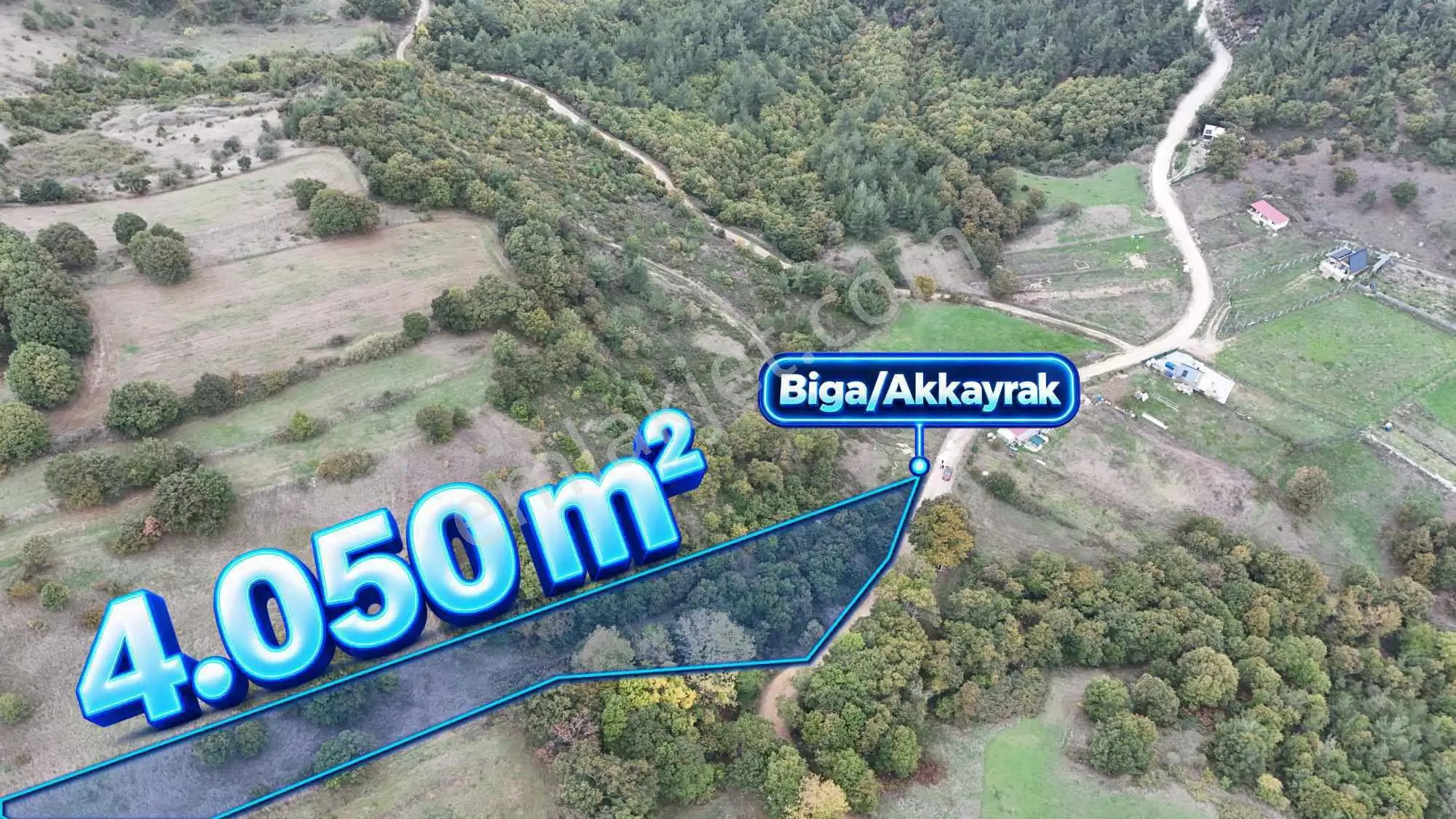 Biga Akkayrak’ta Resmi Yolu Bulunan Satılık 4.050 M² Arazi — fotoğraf 7