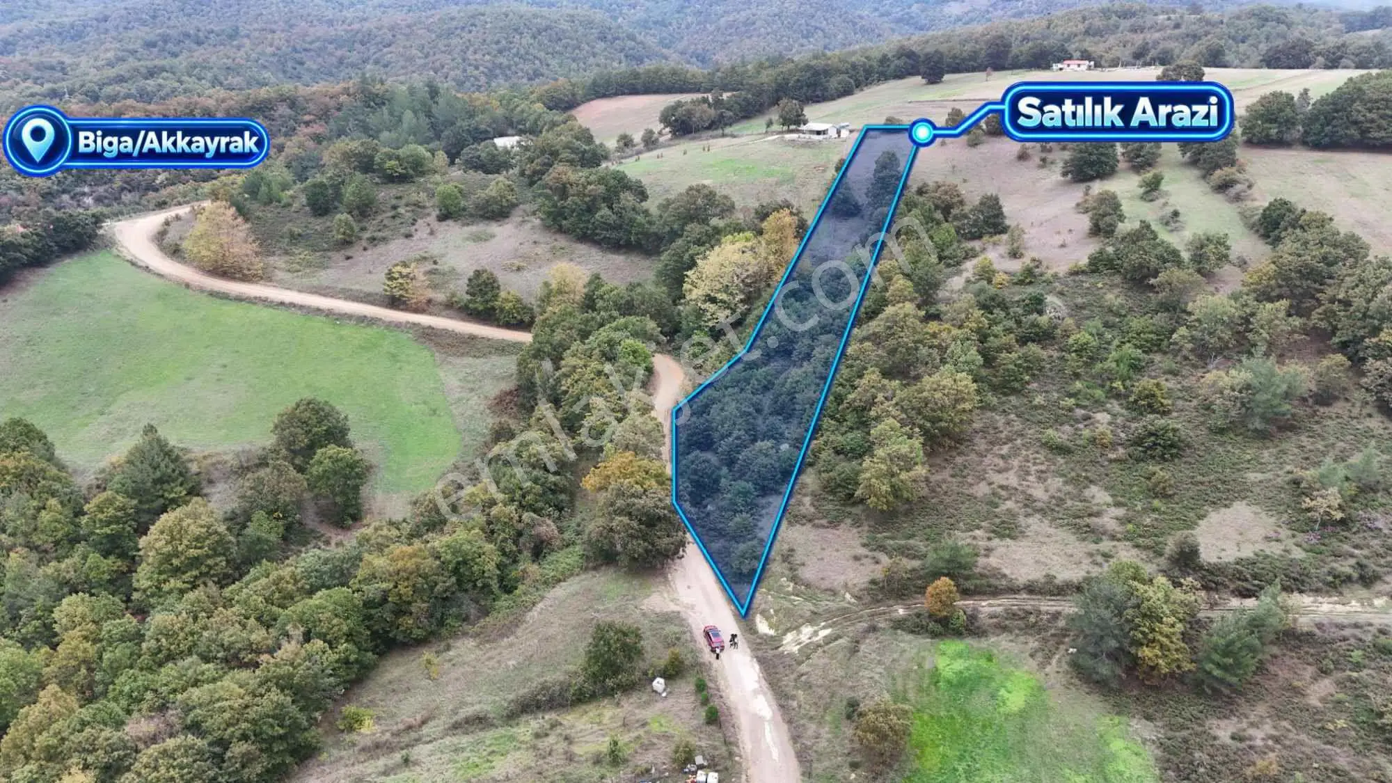 Biga Akkayrak’ta Resmi Yolu Bulunan Satılık 4.050 M² Arazi — fotoğraf 9