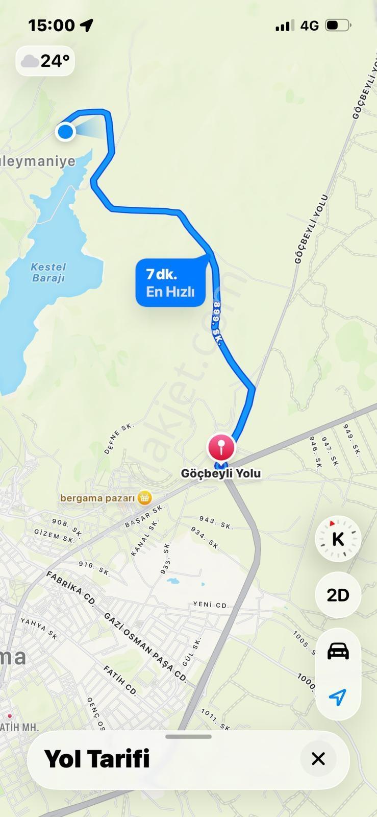 Bergama'da Baraj Manzaralı Yaşam Alanı (5439 M2) — fotoğraf 10