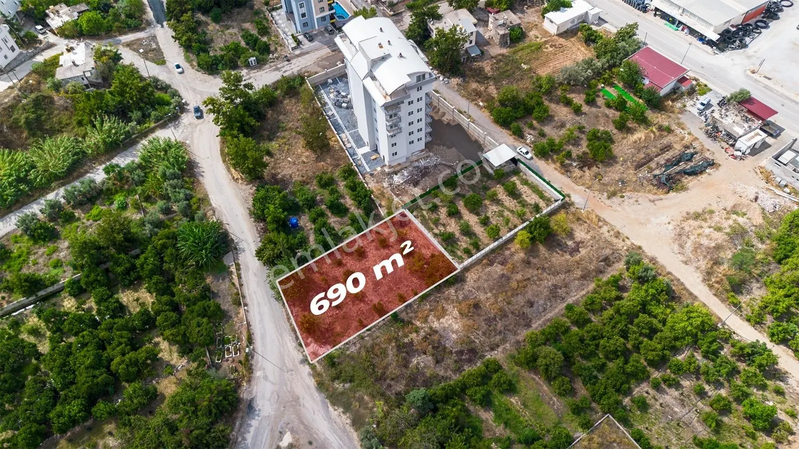 Alanya Demirtaş Mah.merkezde İmarlı 690 M2 Arsa — fotoğraf 3