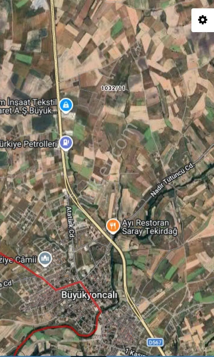 Saray Büyükyoncalı 300 M² Arsa Yola Cephe. Daire Takası Olur — fotoğraf 4