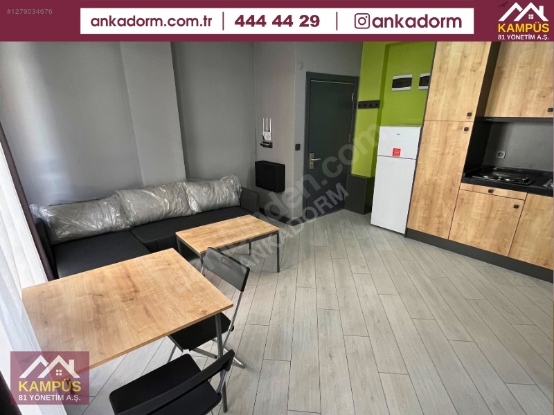 Ankadorm | Herşey Dahil, Full Eşyalı 1+1 Tek Kişilik Öğrenci Evi