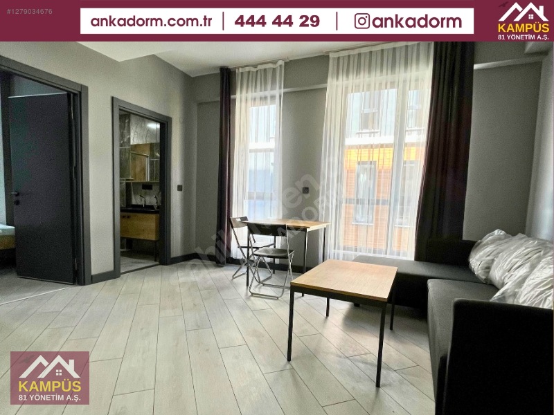 Ankadorm | Herşey Dahil, Full Eşyalı 1+1 Tek Kişilik Öğrenci Evi — fotoğraf 2