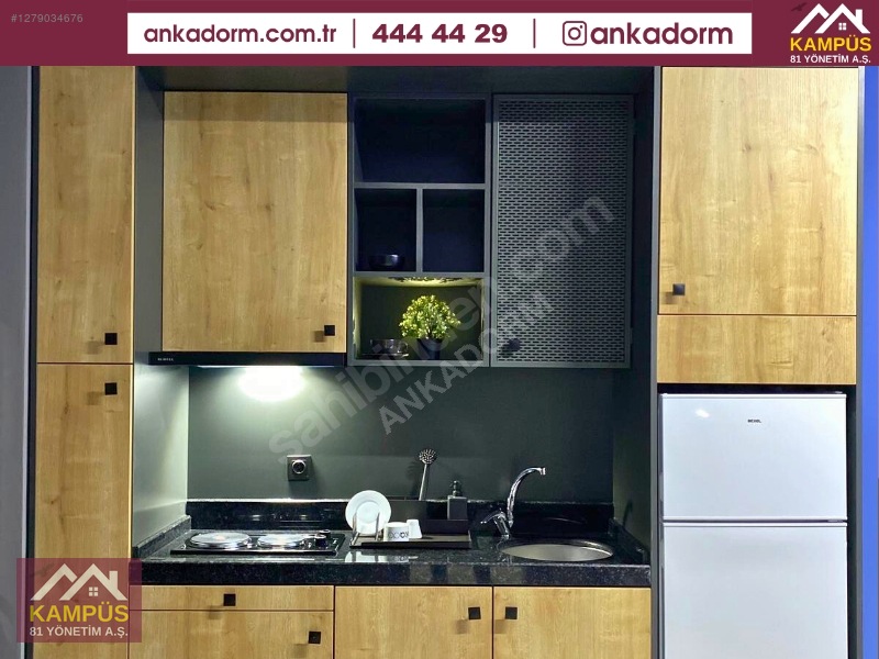 Ankadorm | Herşey Dahil, Full Eşyalı 1+1 Tek Kişilik Öğrenci Evi — fotoğraf 3