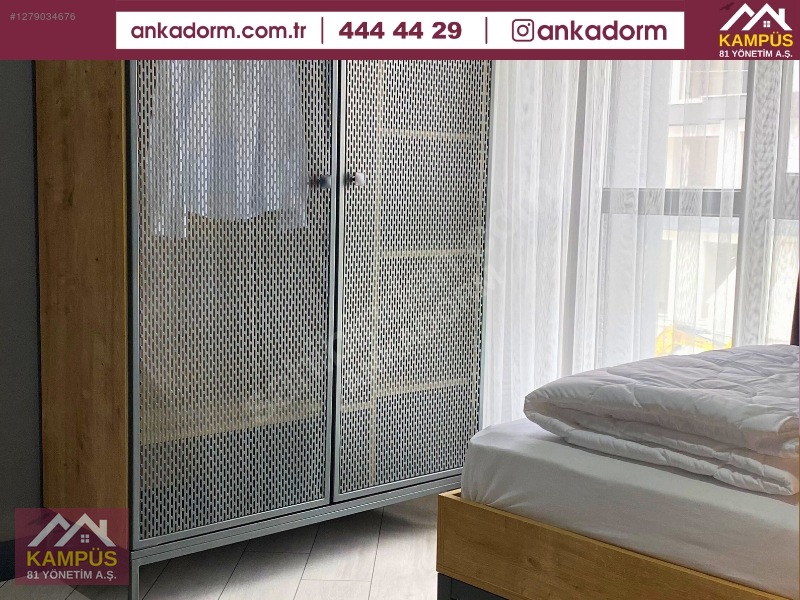 Ankadorm | Herşey Dahil, Full Eşyalı 1+1 Tek Kişilik Öğrenci Evi — fotoğraf 7