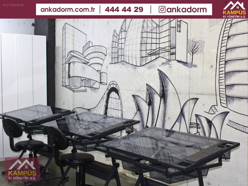 Ankadorm | Herşey Dahil, Full Eşyalı 1+1 Tek Kişilik Öğrenci Evi — fotoğraf 22
