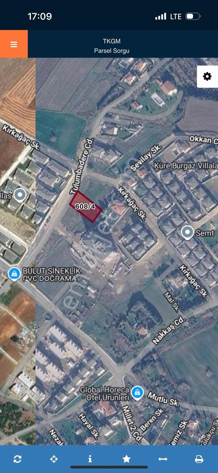 Yeni Mah 748 M2 608/4 Parsel Villa İmarlı Satılık Arsa — fotoğraf 3