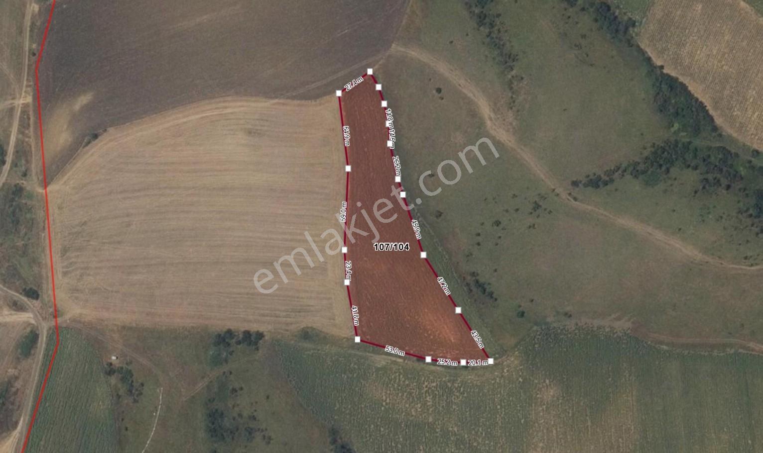 Tekirdağ Hayrabolu Çene Mahallesi Satılık 10.219,10 M² Tarla — fotoğraf 2