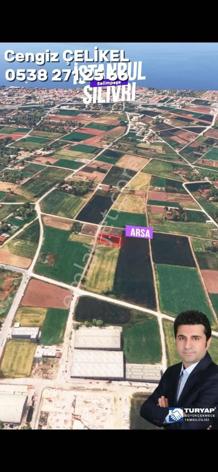 Selimpaşa Mah 1691 M2 Villa İmarlı Satılık Arsa
