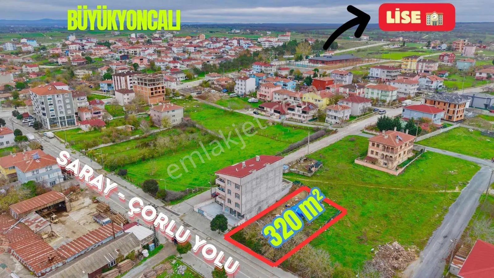 Cadde Cephe ! Ticari + Konut ! Emsalsiz Acill Satılık Arsa — fotoğraf 2