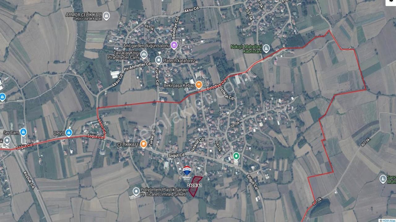 Sakarya Erenler Köyiçi Mevkii'nde 3996,59 M2 İmarlı Arsa — fotoğraf 8
