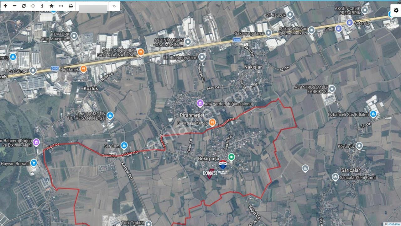 Sakarya Erenler Köyiçi Mevkii'nde 3996,59 M2 İmarlı Arsa — fotoğraf 9