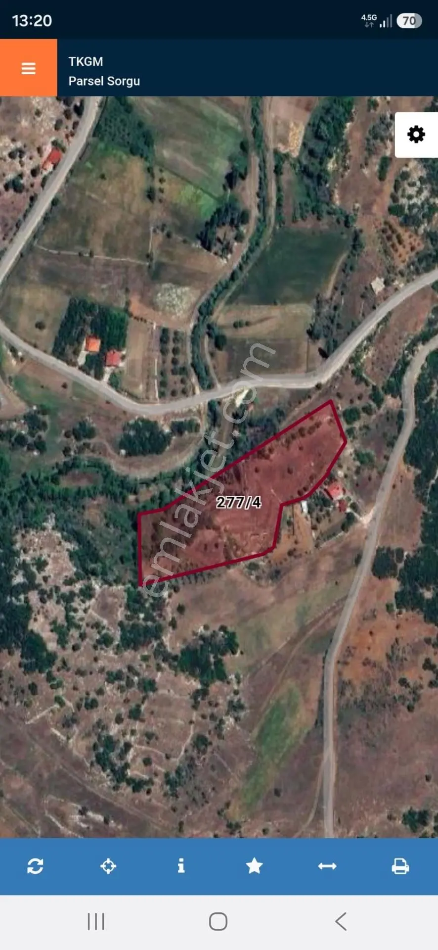 Seydikemer Dontta 1397 Metre Satılık Arsa — fotoğraf 2