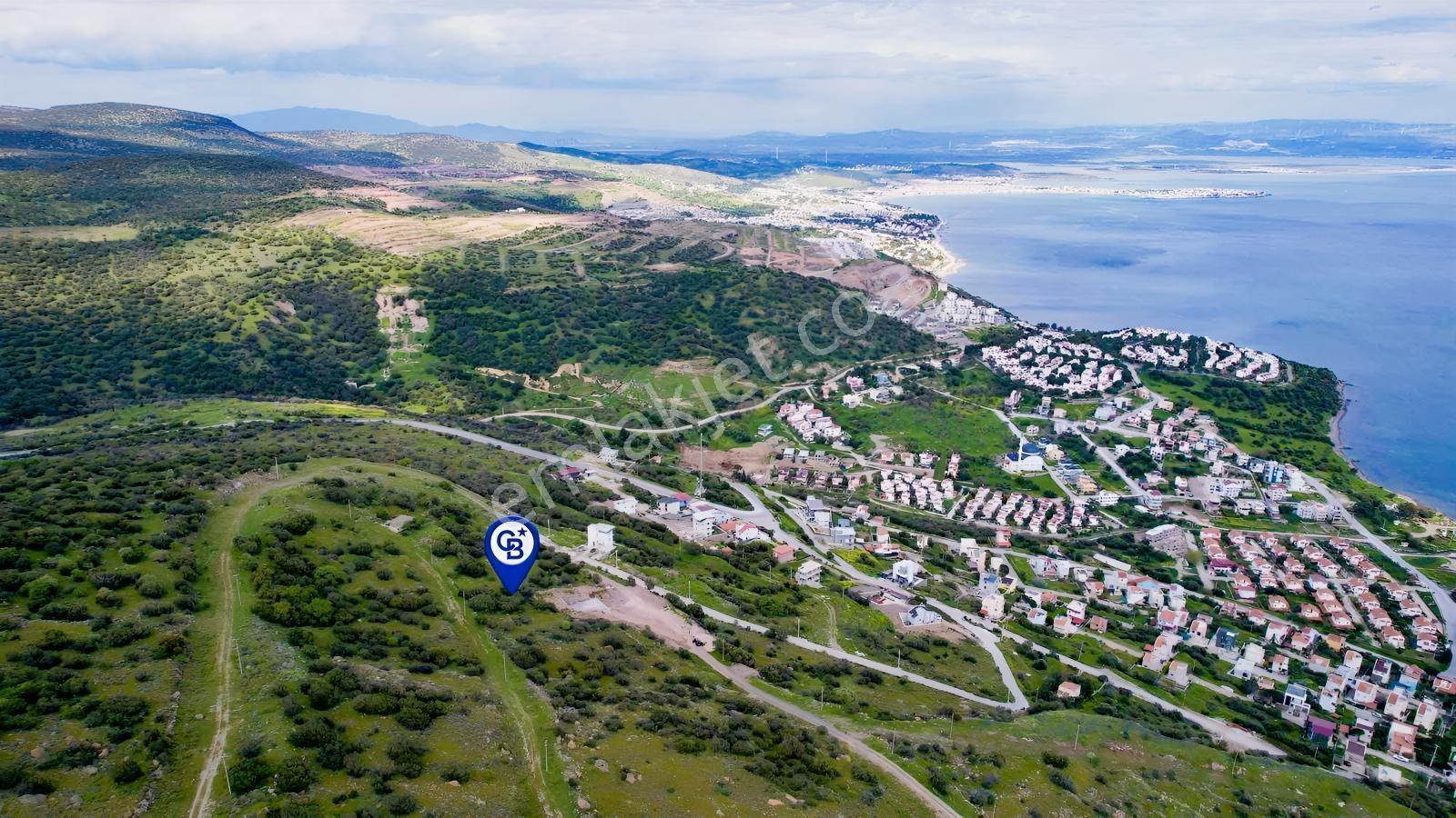 Çandarlı Eyko Bölgesinde Satılık Deniz Manzaralı Arsa — fotoğraf 2
