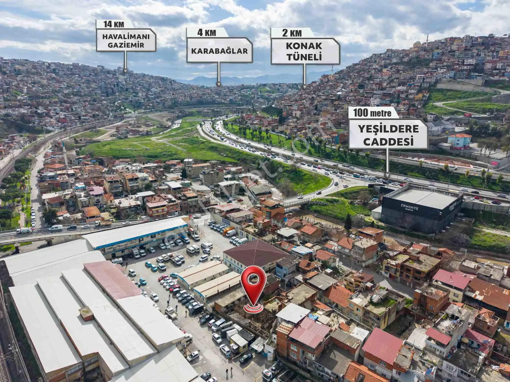 İzmir Konak Yenidoğan'da Yeşıldere Cd Yakını 3 Emsal Satılık Arsa — fotoğraf 8