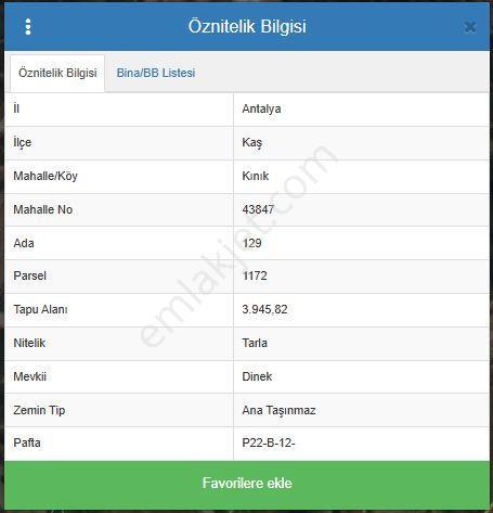 Msi Gayrimenkul'den Kaş Kınıktan Satılık Tarla — fotoğraf 7