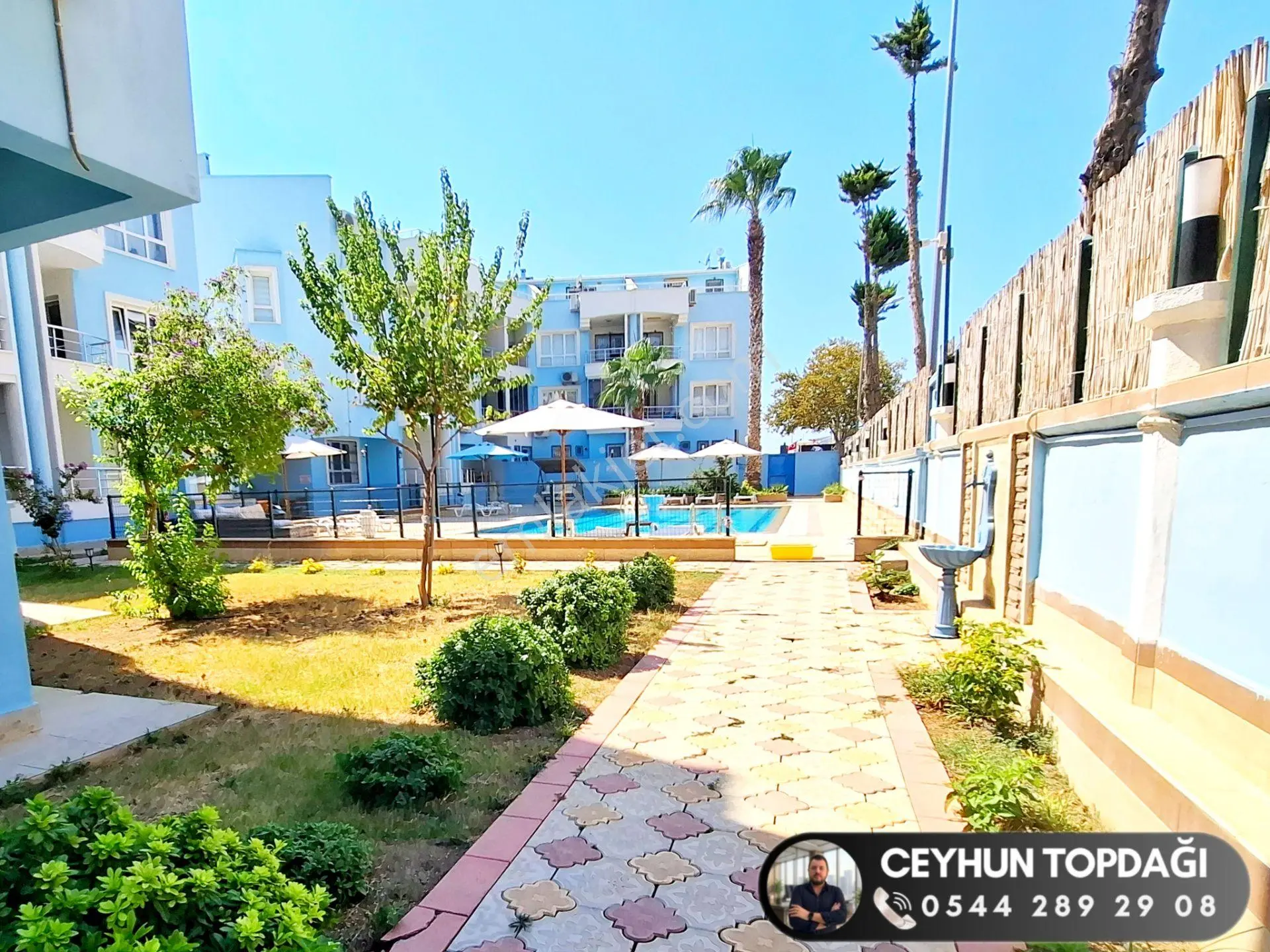 Didim'de Satılık Havuzlu Sitede 2+1 Orta Kat Ön Cephe Havuz Manzaralı Daire — fotoğraf 4