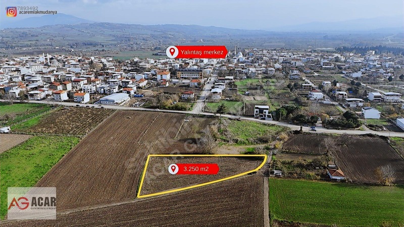 Yalıntaş'Ta Yerleşimin Kenarında Satılık 3.250 M2