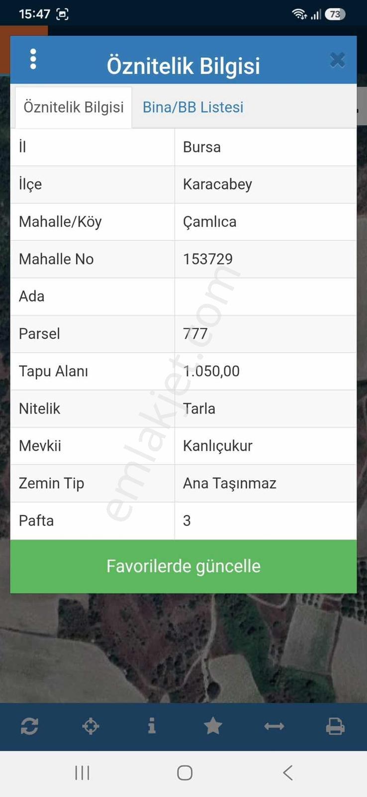 Hissesiz, Müstakil Tapulu! Karacabey Çamlıcada Satılık Tarla — fotoğraf 2