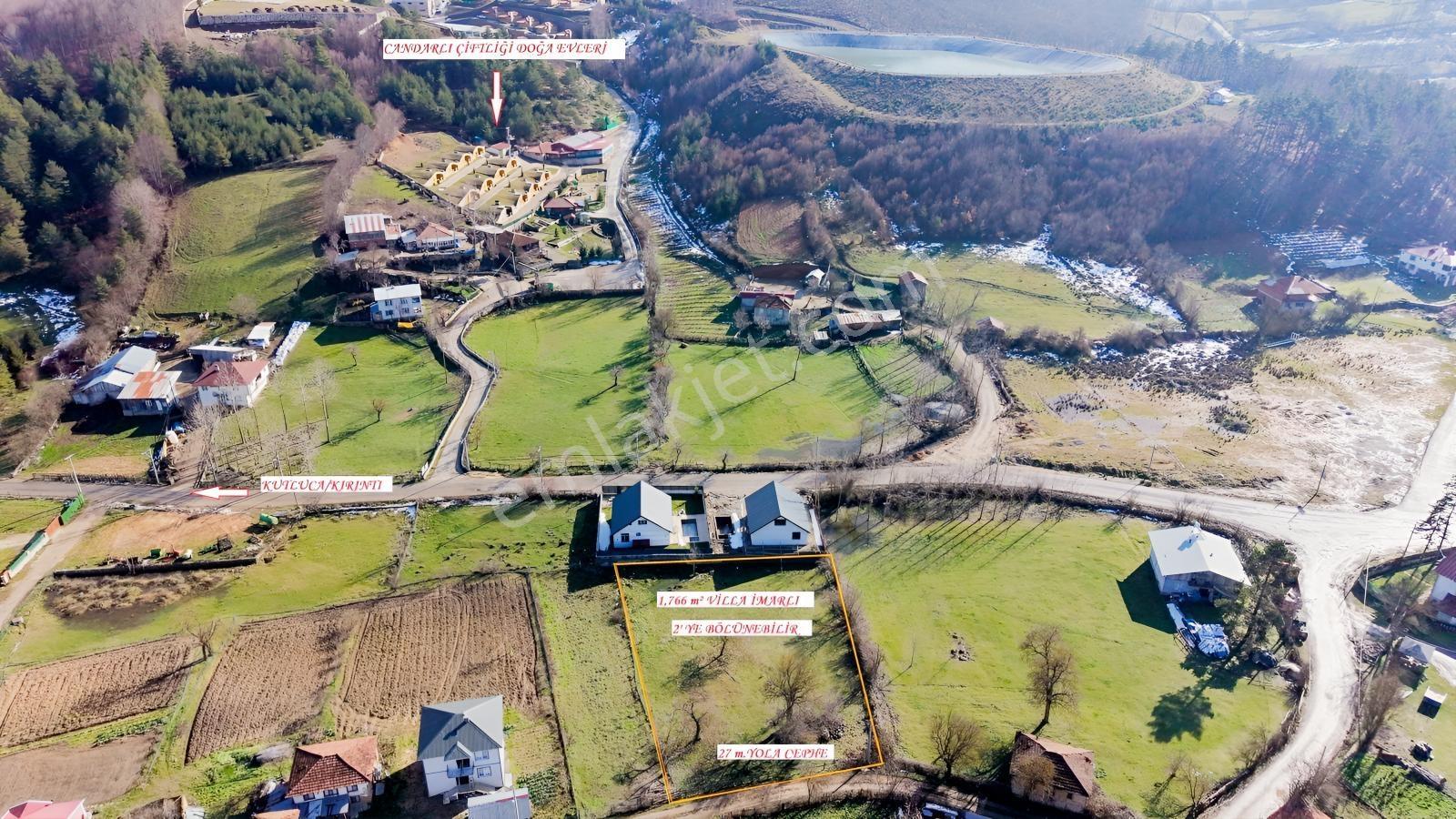 İznik Candarlı'Da 1,766 M²/ Bölünebilir, İmarlı Villalık Arsa