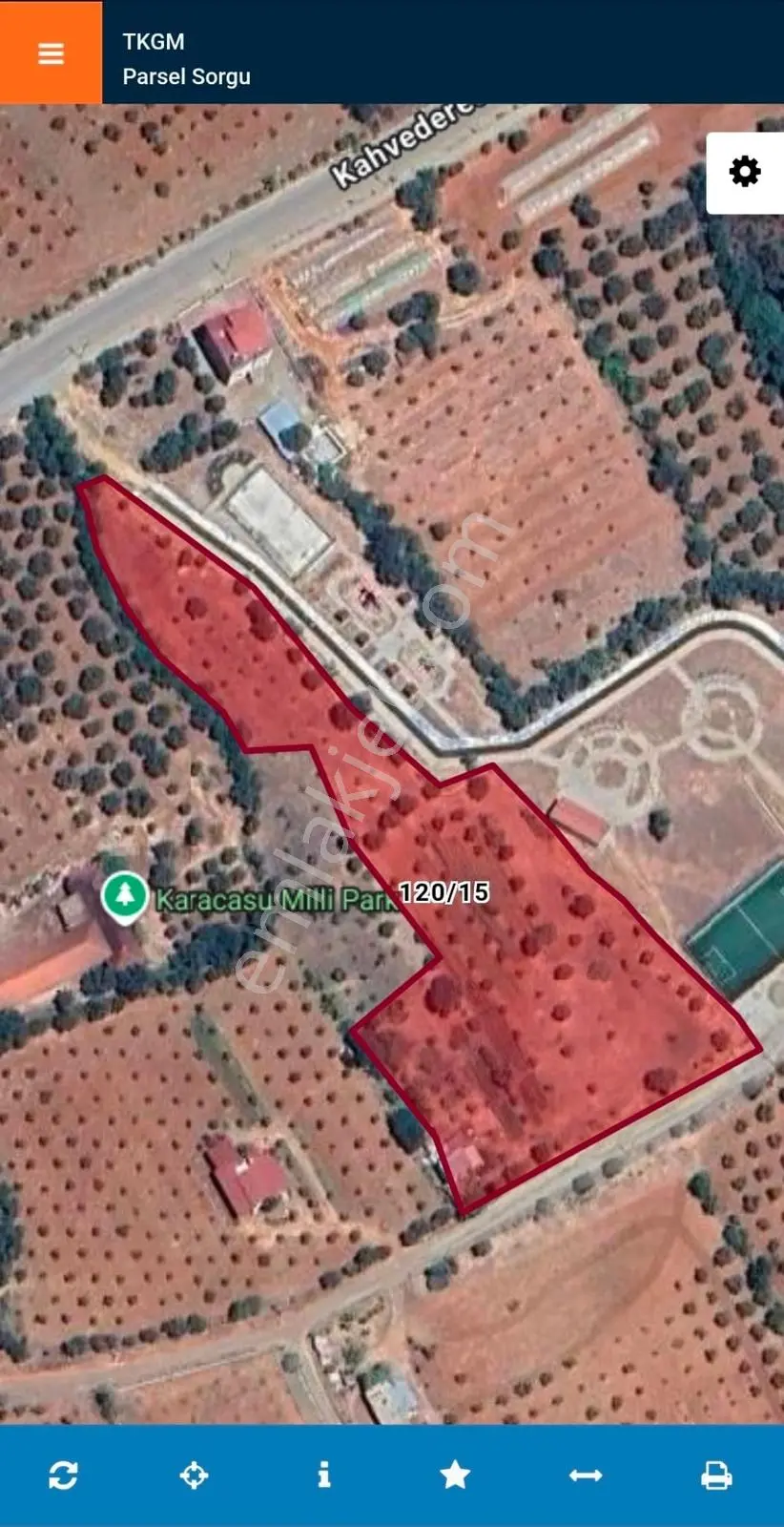 Startkey Muga'Dan Karacasu Merkez Ve Üniversite Yakını Tarla