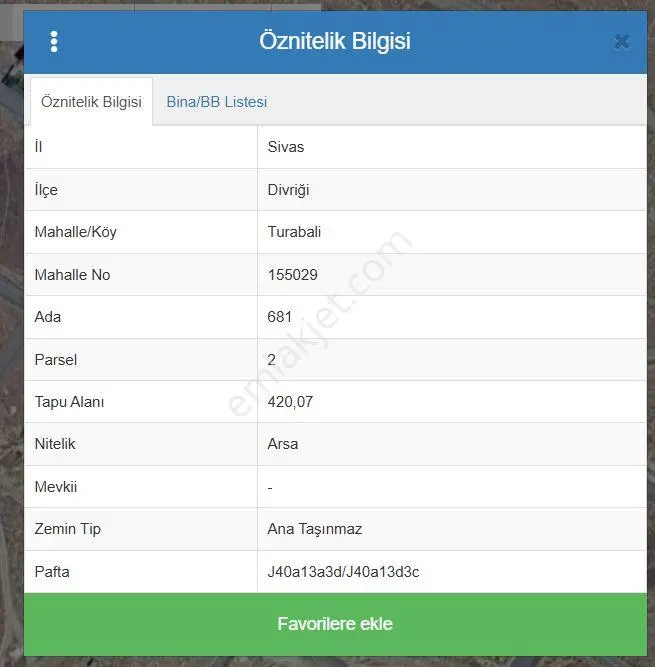 Satılık Arsa | Divriği Turabali Mahallesi — fotoğraf 2