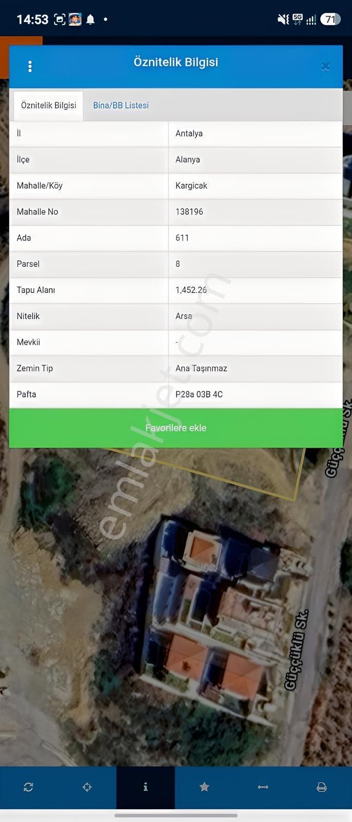Alanya Kargıcakta Satılık 1.452 M² Arsa | Yatırım Fırsatı