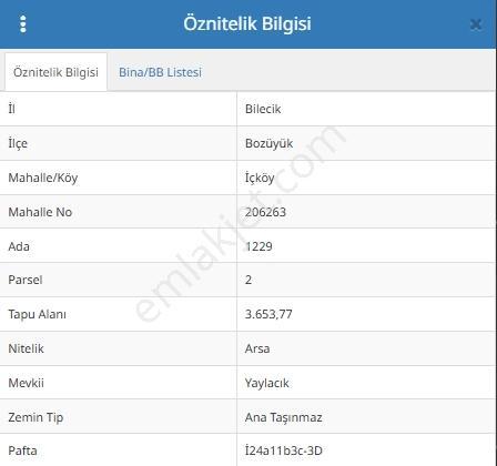 Bozüyük Yht İstasyon Yanı Ticari+konut İmarlı Arsa — fotoğraf 7