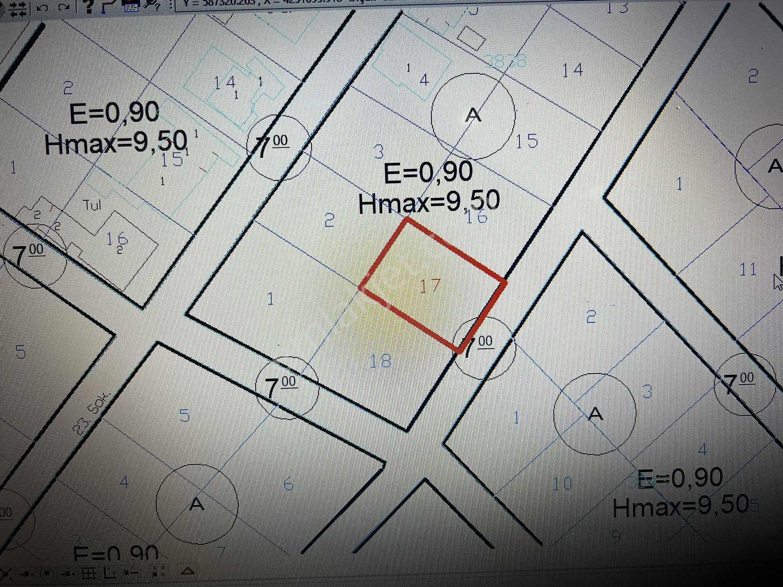 Şifahanede Satılık 3838. Ada 17 Parsel 411M2 Arsa