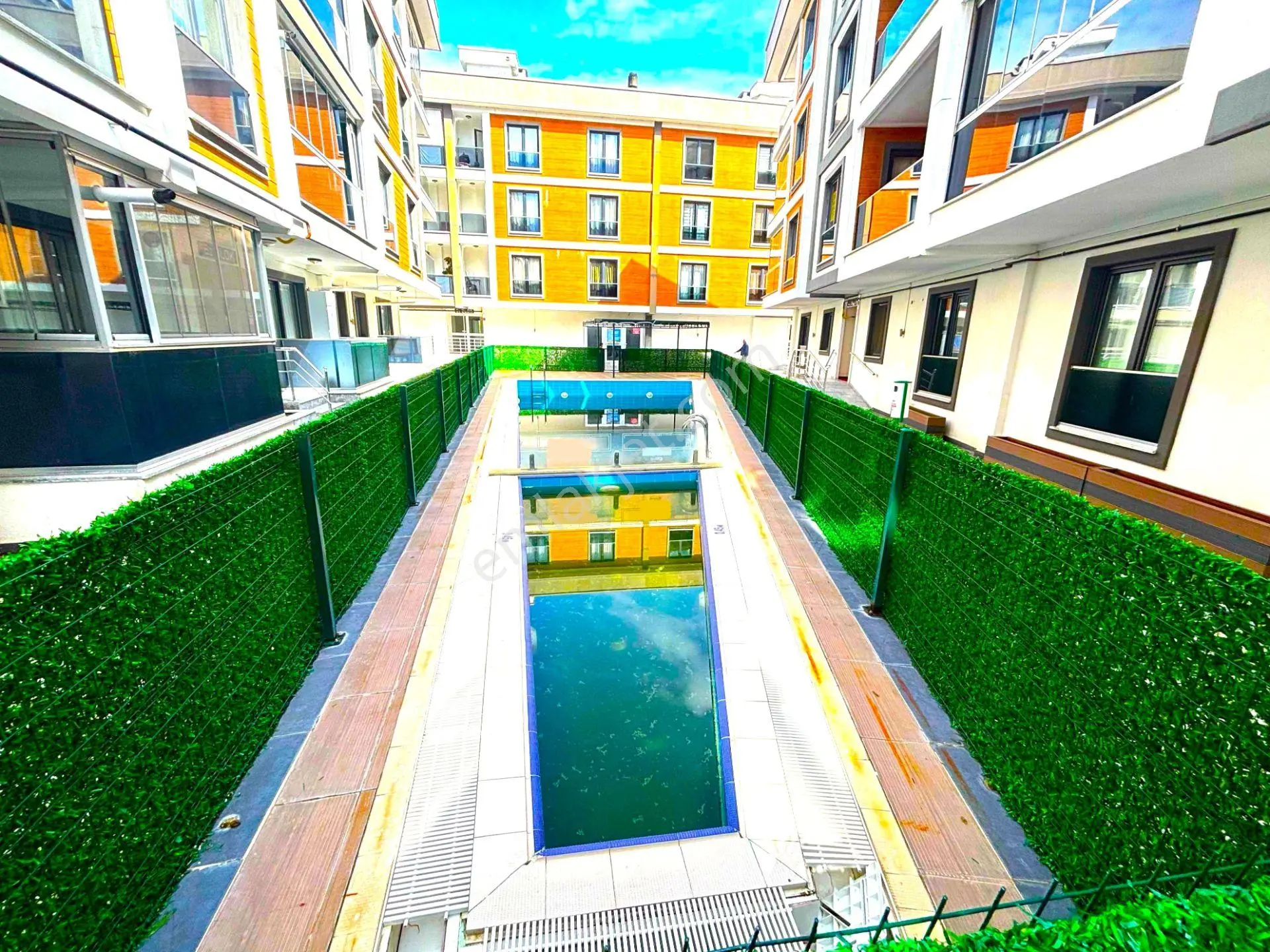 𝄞melodi'den Butik Sitede Havuzlu-7/24 Güvenlikli K.otoparklı 70m2 Geniş Tip Daire — fotoğraf 2