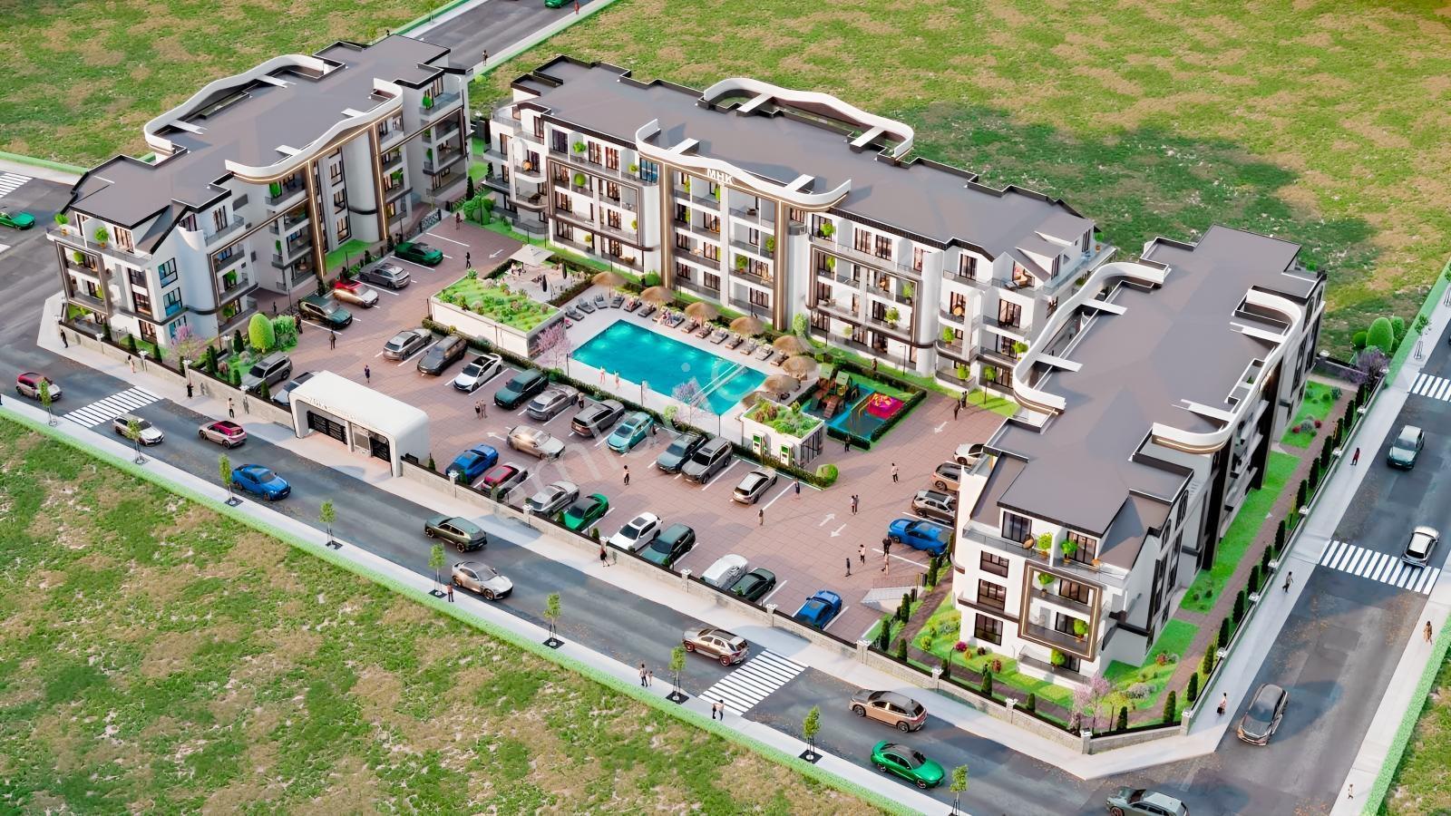 Kartepe'De Site İçerisinde Sıfır Satılık 2+1 Çatı Dubleks