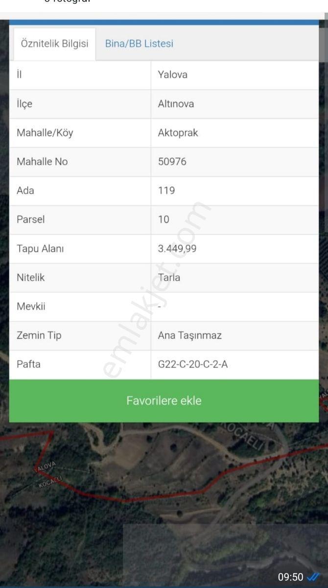 Yalova Altınova Aktoprak'da Yola Cephe Arsa — fotoğraf 11